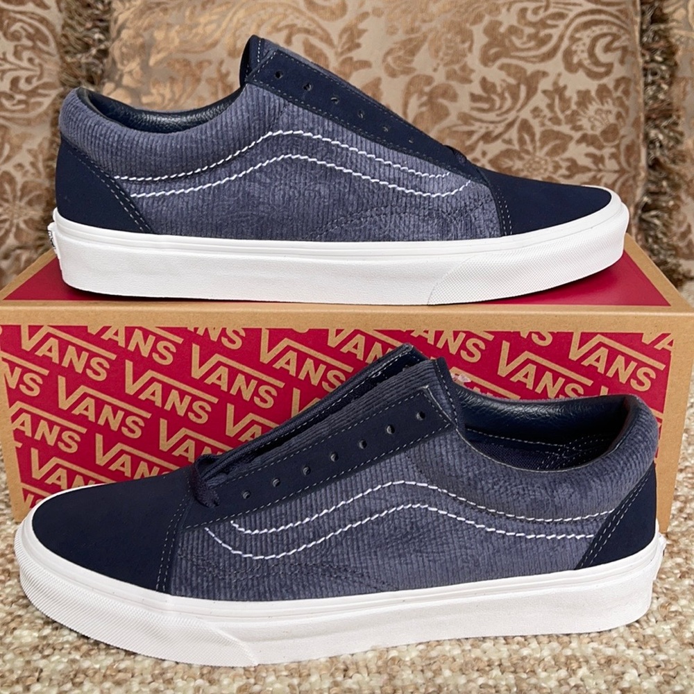 Vans Old Skool Paisley Parisienne Night/Trwht Men’ - Picture 9 of 16